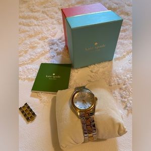 Kate Spade two-tone gold/silver women’s watch